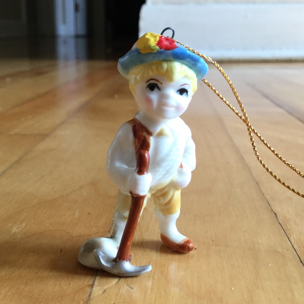 Vintage Disney Christmas Ornament Swiss Boy